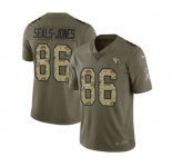 Youth Nike Arizona Cardinals #86 Ricky Seals-Jones Limited Olive-Camo 2017 Salute to Service NFL Jersey