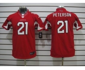nike youth nfl jerseys arizona cardinals #21 peterson red[nike]