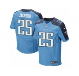 Men's Nike Tennessee Titans #25 Adoree' Jackson Elite Light Blue Team Color NFL Jersey