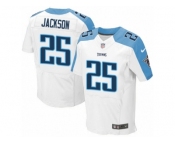 Men's Nike Tennessee Titans #25 Adoree' Jackson Elite White NFL Jersey