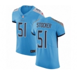 Men's Nike Tennessee Titans #51 Will Compton Light Blue Alternate Vapor Untouchable Elite Player NFL Jersey