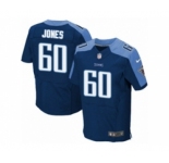 Men's Nike Tennessee Titans #60 Ben Jones Elite Navy Blue Alternate NFL Jersey