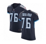 Men's Nike Tennessee Titans #76 Xavier Su'a-Filo Navy Blue Team Color Vapor Untouchable Elite Player NFL Jersey