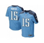 Nike Tennessee Titans #15 Justin Hunter Light Blue Jerseys(Elite)