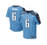 Nike Tennessee Titans #6 Brett Kern Light Blue Team Color Men Stitched NFL Elite Jersey