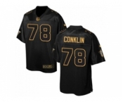 Nike Tennessee Titans #78 Jack Conklin Black Men's Stitched NFL Elite Pro Line Gold Collection Jersey