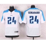 nike nfl jerseys tennessee titans #24 sensabaugh white[Elite]