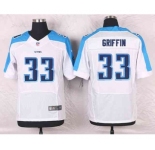 nike nfl jerseys tennessee titans #33 griffin white[Elite]
