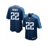 Men's Nike Tennessee Titans #22 Derrick Henry Game Navy Blue Alternate NFL Jersey