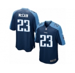 Men's Nike Tennessee Titans #23 Brice McCain Game Navy Blue Alternate NFL Jersey