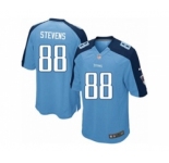 Men's Nike Tennessee Titans #88 Craig Stevens Game Light Blue Team Color NFL Jersey
