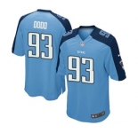 Men's Nike Tennessee Titans #93 Kevin Dodd Game Light Blue Team Color NFL Jersey