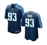 Men's Nike Tennessee Titans #93 Kevin Dodd Game Navy Blue Alternate NFL Jersey
