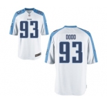 Men's Nike Tennessee Titans #93 Kevin Dodd Game White NFL Jersey