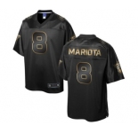 nike nfl jerseys tennessee titans #8 mariota black gold collection[game][mariota]