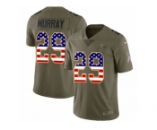 Men Nike Tennessee Titans #29 DeMarco Murray Limited Olive USA Flag 2017 Salute to Service NFL Jersey