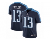 Men's Nike Tennessee Titans #13 Taywan Taylor Vapor Untouchable Limited Navy Blue Alternate NFL Jersey