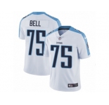 Men's Nike Tennessee Titans #75 Byron Bell Vapor Untouchable Limited White NFL Jersey