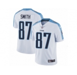 Men's Nike Tennessee Titans #87 Jonnu Smith Vapor Untouchable Limited White NFL Jersey