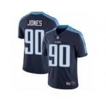 Men's Nike Tennessee Titans #90 DaQuan Jones Vapor Untouchable Limited Navy Blue Alternate NFL Jersey