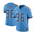 Men's Nike Tennessee Titans #96 Bennie Logan Light Blue Alternate Vapor Untouchable Limited Player NFL Jersey