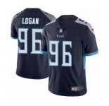 Men's Nike Tennessee Titans #96 Bennie Logan Navy Blue Team Color Vapor Untouchable Limited Player NFL Jersey