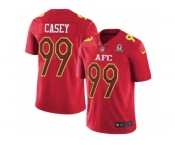Men's Nike Tennessee Titans #99 Jurrell Casey Limited Red 2017 Pro Bowl NFL Jersey