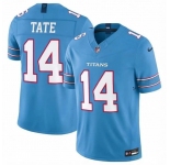 Men's Tennessee Titans #14 Carnell Tate Light Blue 2026 F.U.S.E. Vapor Limited Football Stitched Jersey