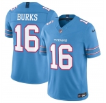 Men's Tennessee Titans #16 Treylon Burks Light Blue 2026 F.U.S.E. Vapor Limited Stitched Football Jersey