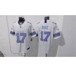 Men's Tennessee Titans #17 Chimere Dike White 2026 F.U.S.E. Vapor Limited Football Stitched Jersey