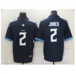 Men's Tennessee Titans #2 Julio Jones Nike Navy Draft First Round Pick Limited Jersey
