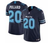 Men's Tennessee Titans #20 Tony Pollard Navy 2026 F.U.S.E. 'Music City' Rivalries Collection Limited Football Stitched Jersey