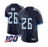 Men's Tennessee Titans #26 Logan Ryan Navy Blue Team Color Vapor Untouchable Limited Player 100th Season Football Jersey