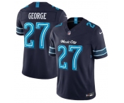 Men's Tennessee Titans #27 Eddie George Navy 2026 F.U.S.E. 'Music City' Rivalries Collection Limited Football Stitched Jersey