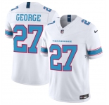 Men's Tennessee Titans #27 Eddie George White 2026 F.U.S.E. Vapor Limited Stitched Football Jersey