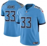 Men's Tennessee Titans #33 Jamel Adams Blue Vapor Limited Football Stitched Jersey
