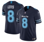 Men's Tennessee Titans #8 Will Levis Navy 2026 F.U.S.E. 'Music City' Rivalries Collection Limited Football Stitched Jersey