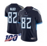 Men's Tennessee Titans #82 Delanie Walker Navy Blue Team Color Vapor Untouchable Limited Player 100th Season Football Jersey