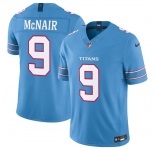 Men's Tennessee Titans #9 Steve McNair Light Blue 2026 F.U.S.E. Vapor Limited Stitched Football Jersey