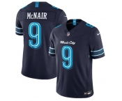 Men's Tennessee Titans #9 Steve McNair Navy 2026 F.U.S.E. 'Music City' Rivalries Collection Limited Football Stitched Jersey