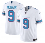 Men's Tennessee Titans #9 Steve McNair White 2026 F.U.S.E. Vapor Limited Stitched Football Jersey