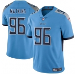 Men's Tennessee Titans #96 Carlos Watkins Blue 2025 F.U.S.E. Vapor Limited Football Stitched Jersey