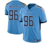 Men's Tennessee Titans #96 Carlos Watkins Blue 2025 F.U.S.E. Vapor Limited Football Stitched Jersey