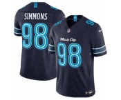 Men's Tennessee Titans #98 Jeffery Simmons Navy 2026 F.U.S.E. 'Music City' Rivalries Collection Limited Football Stitched Jersey
