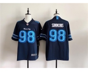 Men's Tennessee Titans #98 Jeffery Simmons Navy 2026 'Music City' Rivalries Collection Limited Football Stitched Jersey