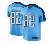 Nike Tennessee Titans #82 Delanie Walker Light Blue Men's Stitched NFL Limited Rush Jersey