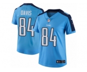 Women Nike Tennessee Titans #84 Corey Davis Limited Light Blue Rush Vapor Untouchable NFL Jersey