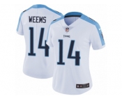 Women's Nike Tennessee Titans #14 Eric Weems Vapor Untouchable Limited White NFL Jersey