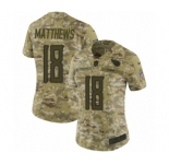 Women's Nike Tennessee Titans #18 Rishard Matthews Limited Camo 2018 Salute to Service NFL Jersey