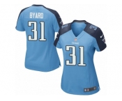 Women's Nike Tennessee Titans #31 Kevin Byard Game Light Blue Team Color NFL Jersey